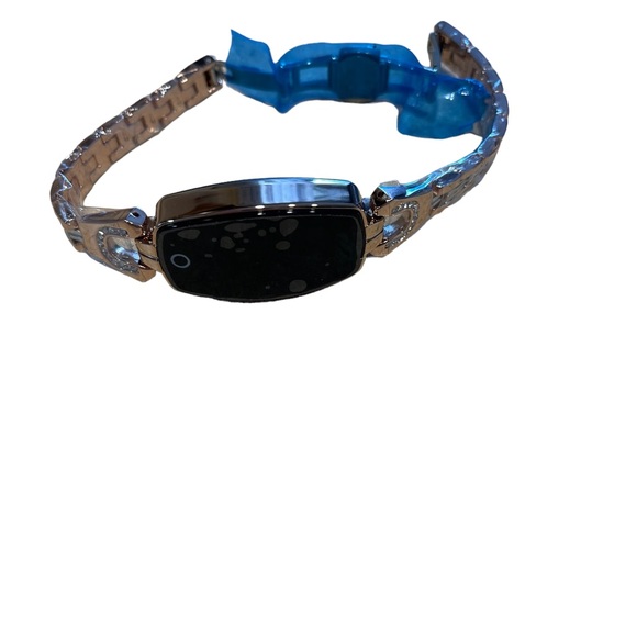 Stauer Smart Watch Ladies Slim Rose Gold Finish Linked Bracelet NWT - Picture 10 of 11